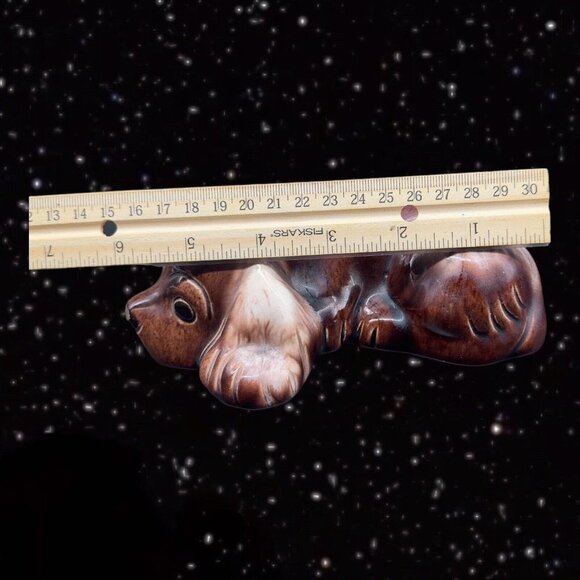 Vintage 1940's Lichten Ware Boston Figurine Dog Amanda Hand Made Pottery Figure - Picture 8 of 12